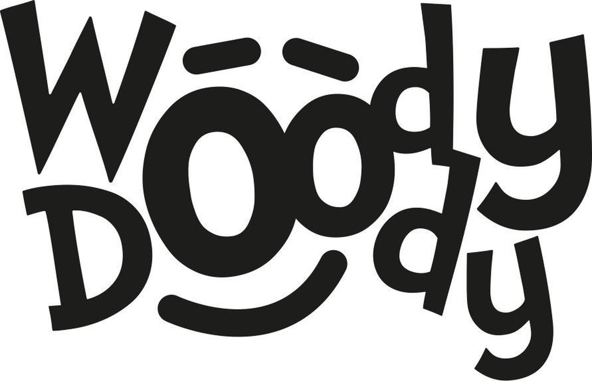 WoodyDoody Houten Eend Siliconen Wielen