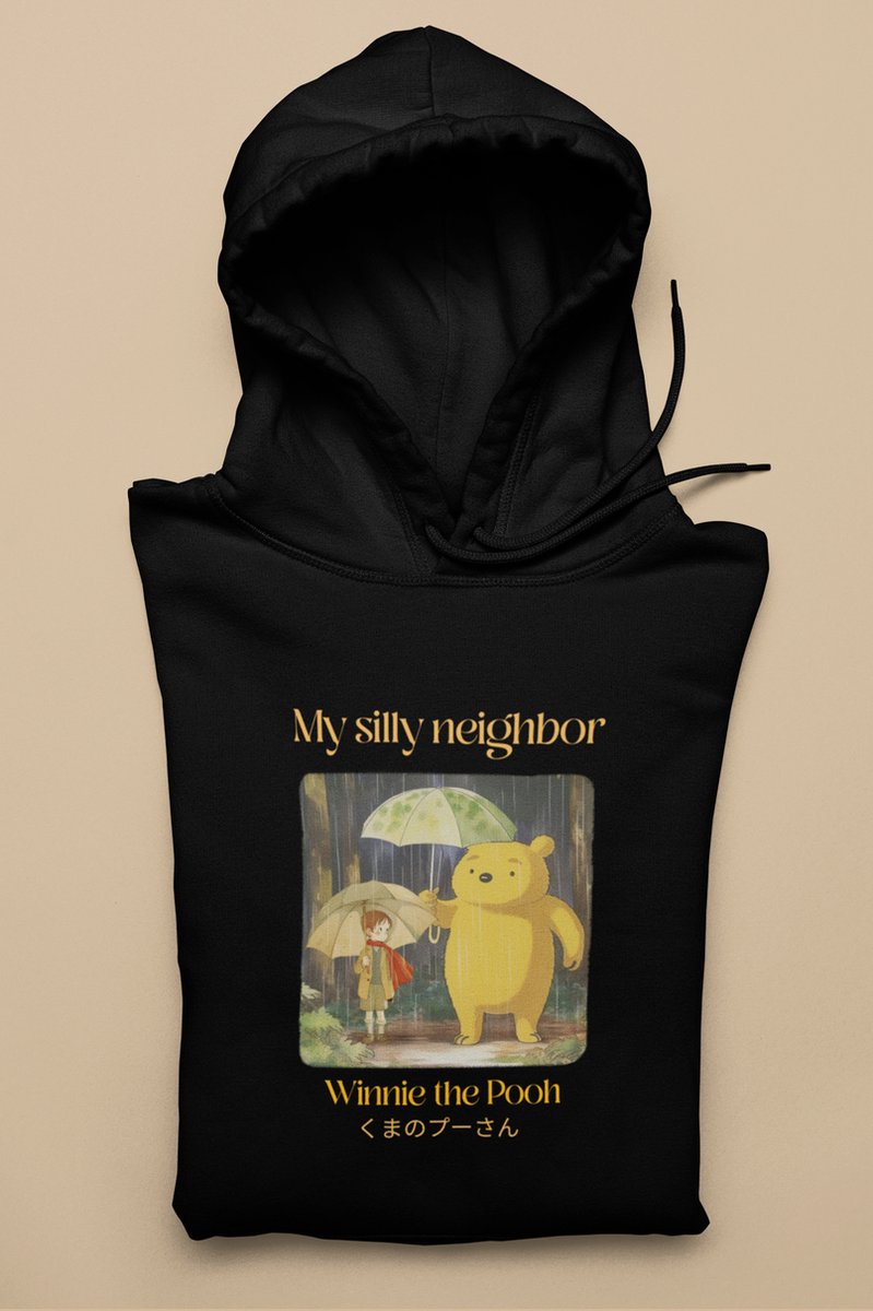 Winnie The Pooh Hoodie - My Neighbor Winnie - Anime Parody - Merchandise - Cosplay - Maat XL