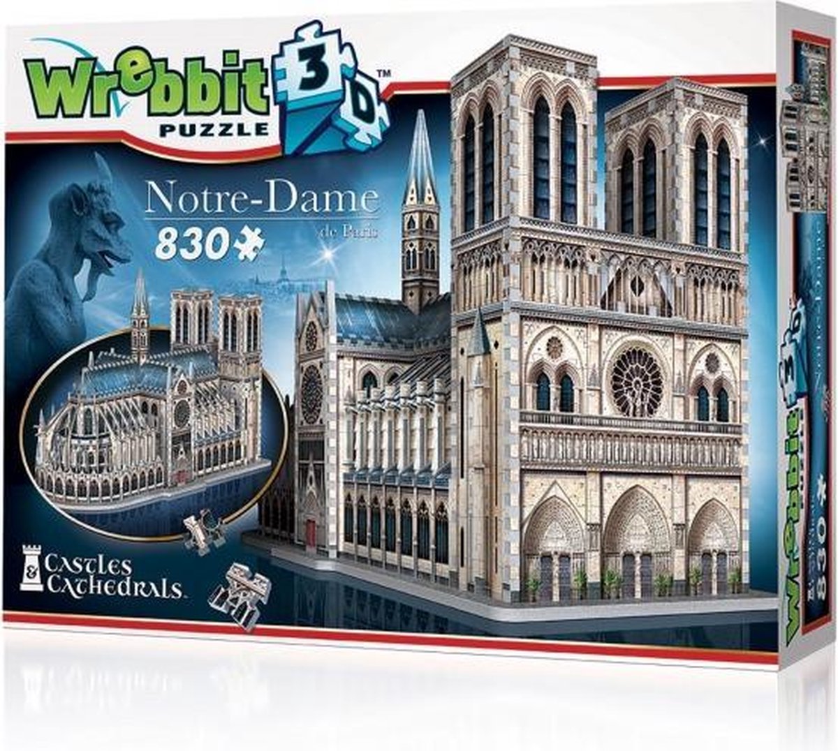 Wrebbit 3D Puzzle - Notre Dame (830)