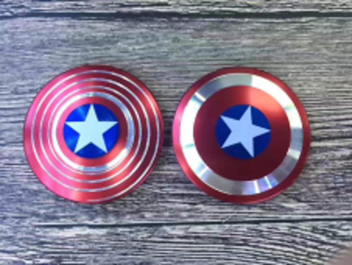 Fidget spinner Captain America