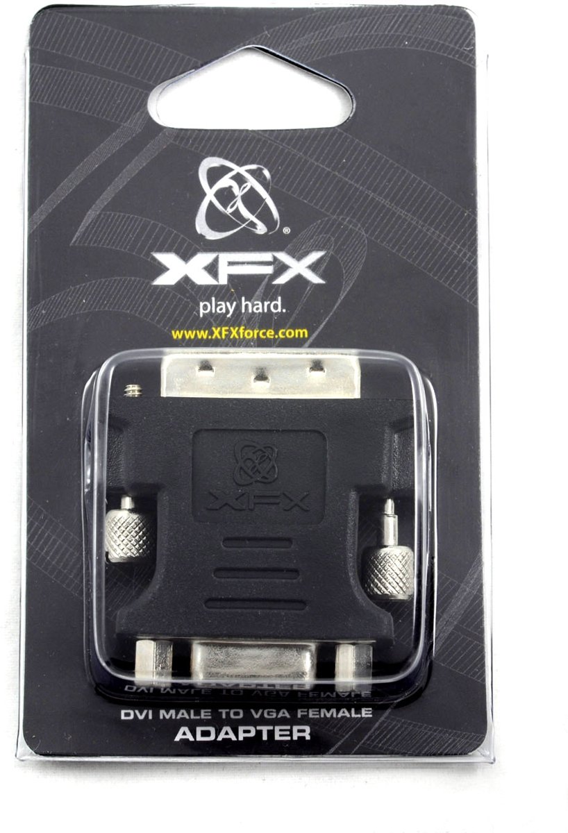 XFX MA-AP01-DV1K DVI Male to VGA Female Kabeladapter