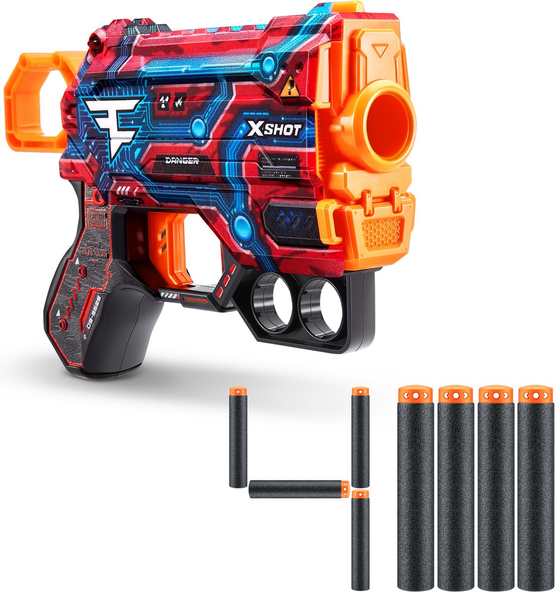   Skins FaZe Clan Menace Mystery-blaster (4 pijlen) van ZURU