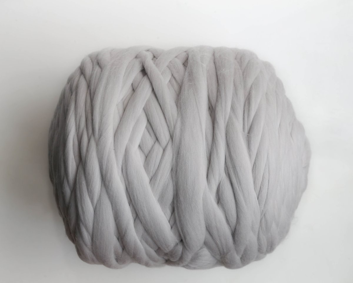 Merino Wol, Australië – 21 micron - lontwol – 5 KG – XXL Wol, chunky - Pearl