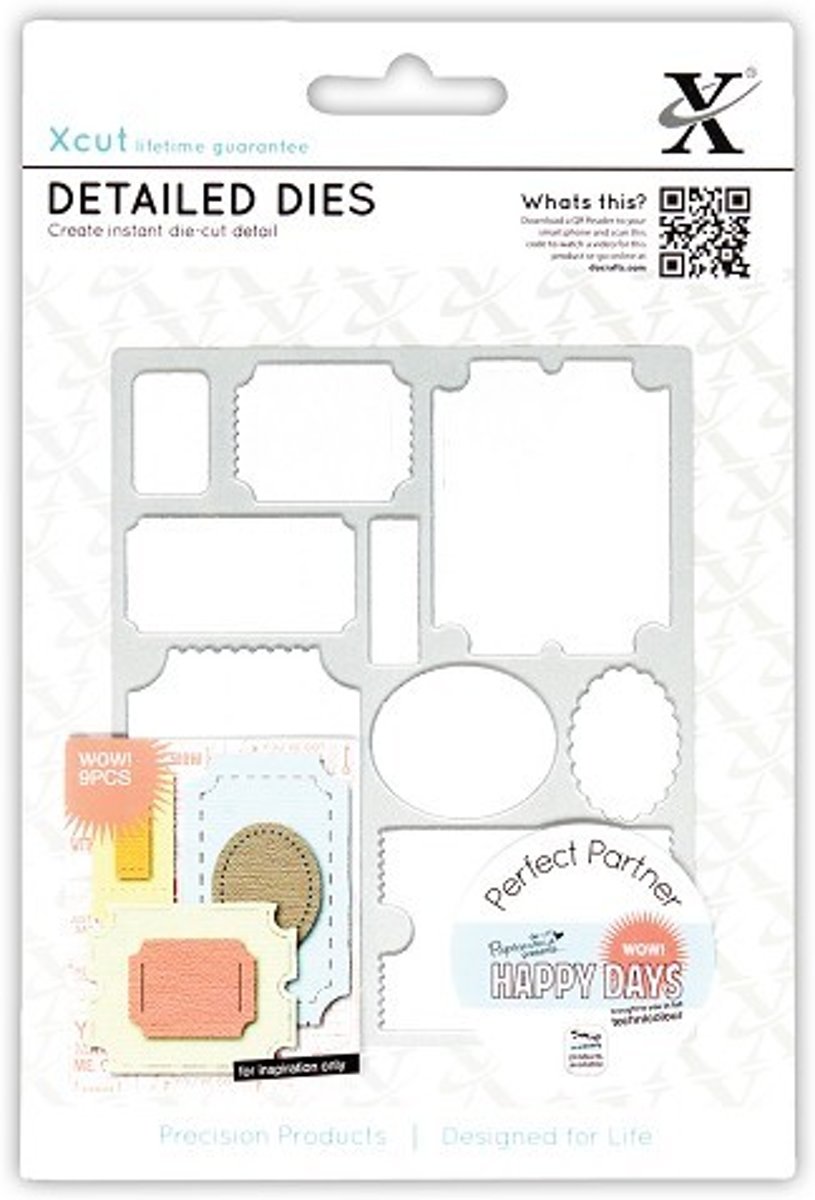   - XCU 503150 - Detailed Dies Happy Days - Ticket Stubs