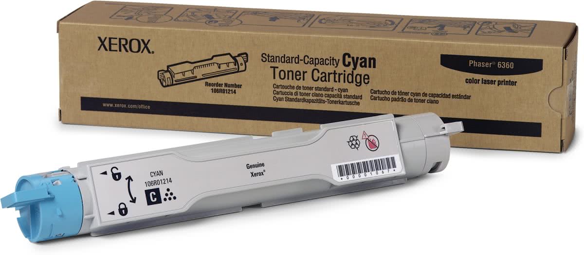 XEROX 106R01214 - Toner Cartridge / Blauw / Standaard Capaciteit