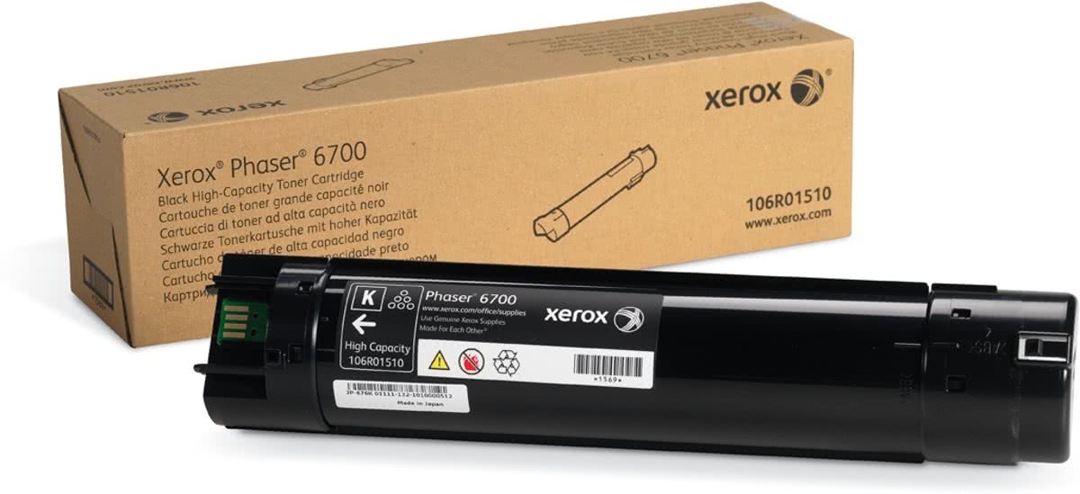 XEROX 106R01510 - Toner Cartridge / Zwart / Hoge Capaciteit