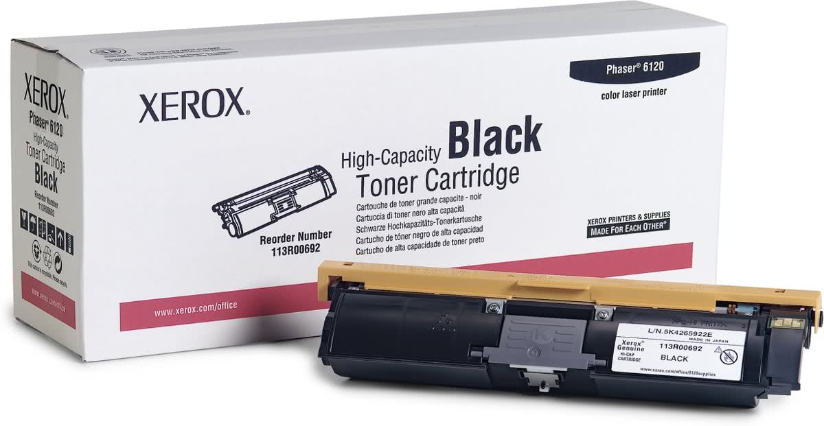 XEROX 113R00692 - Toner Cartridge / Zwart / Hoge Capaciteit