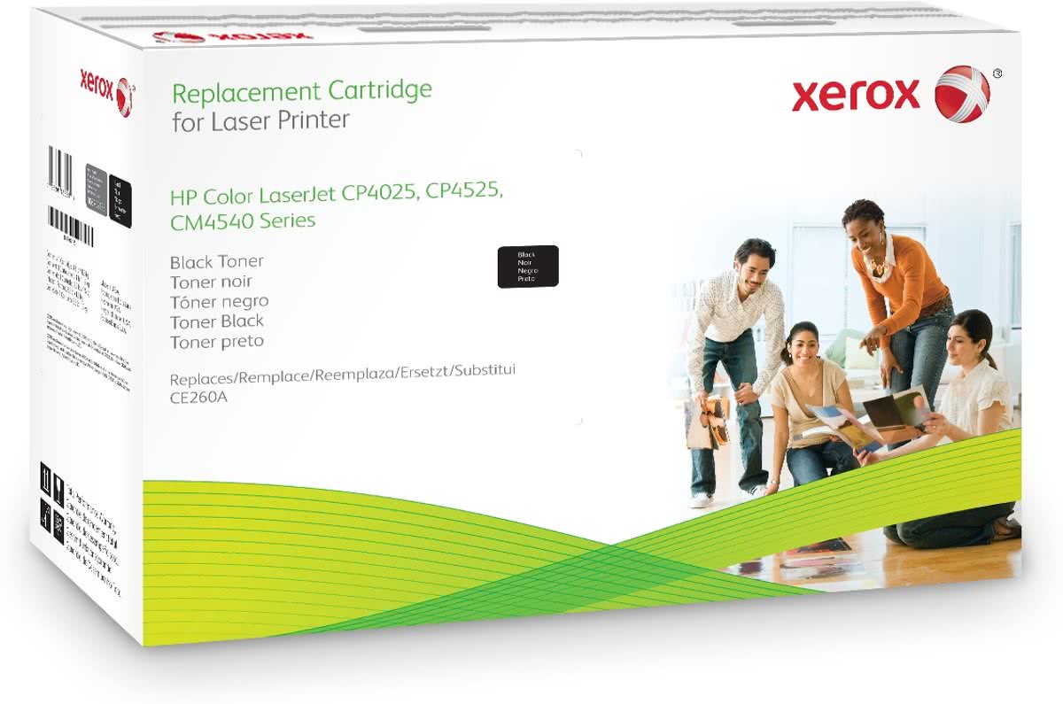 Xerox 106R02185 - Toner Cartridges / Zwart alternatief voor HP CE260A