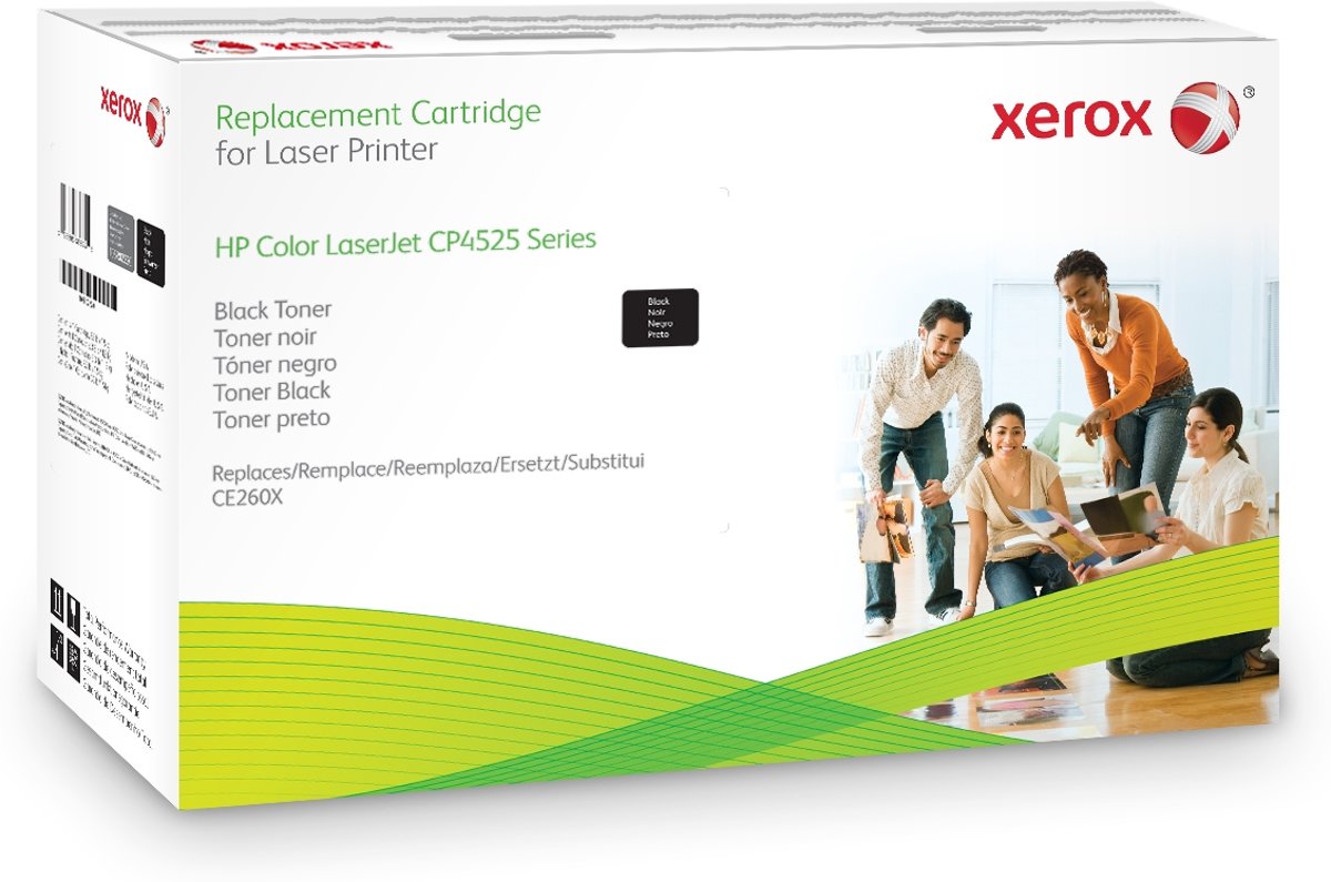 Xerox 106R02220 - Toner Cartridges / Zwart alternatief voor HP CE260X