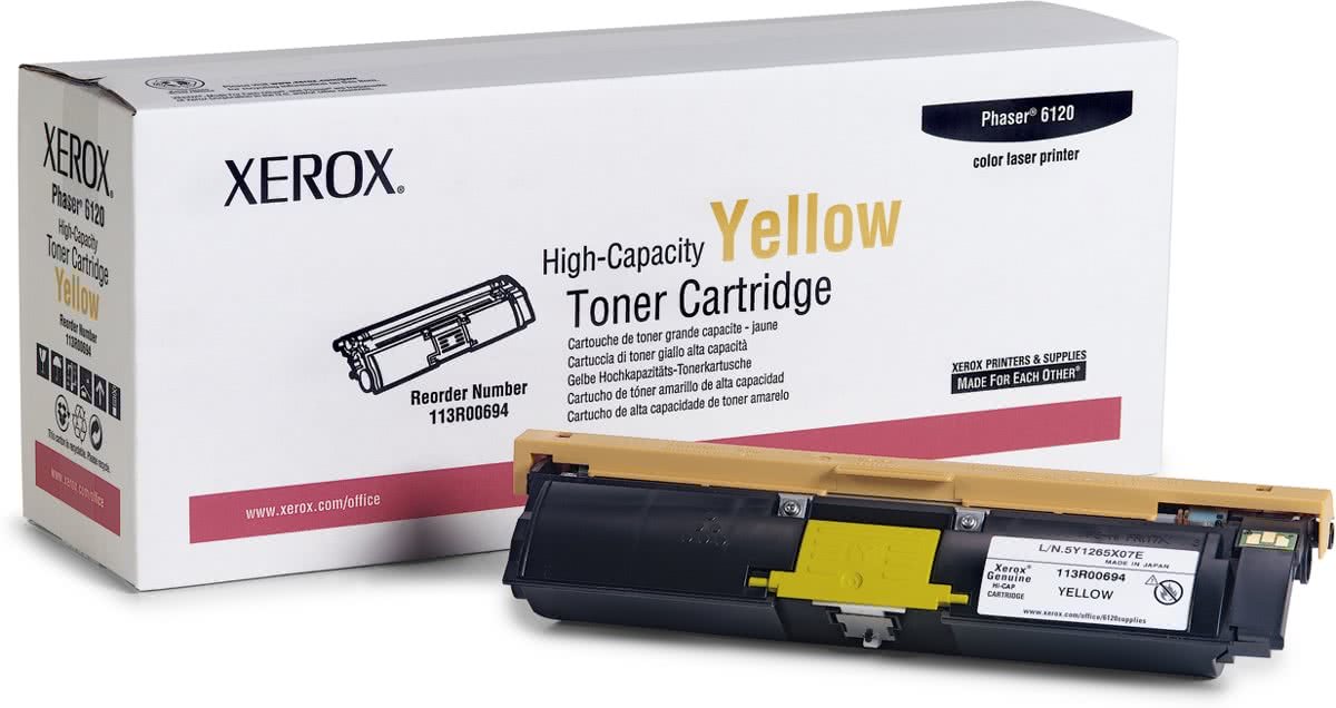 Xerox Tonercartridge Yellow For Phaser 6115mfp / 6120