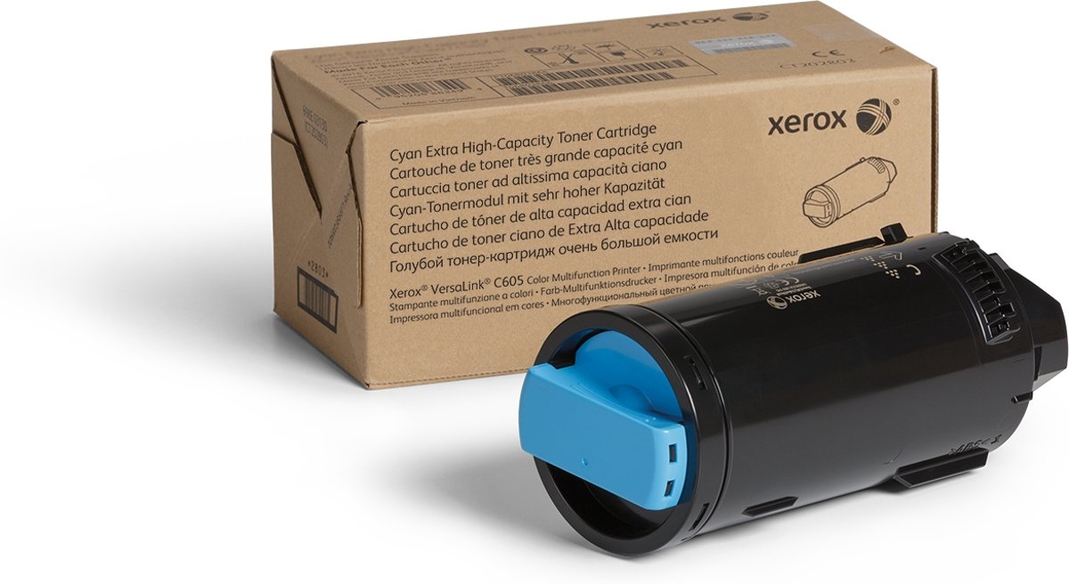 Xerox VersaLink C605 cyaan tonercartridge met extra hoge capaciteit (16.800 paginas)