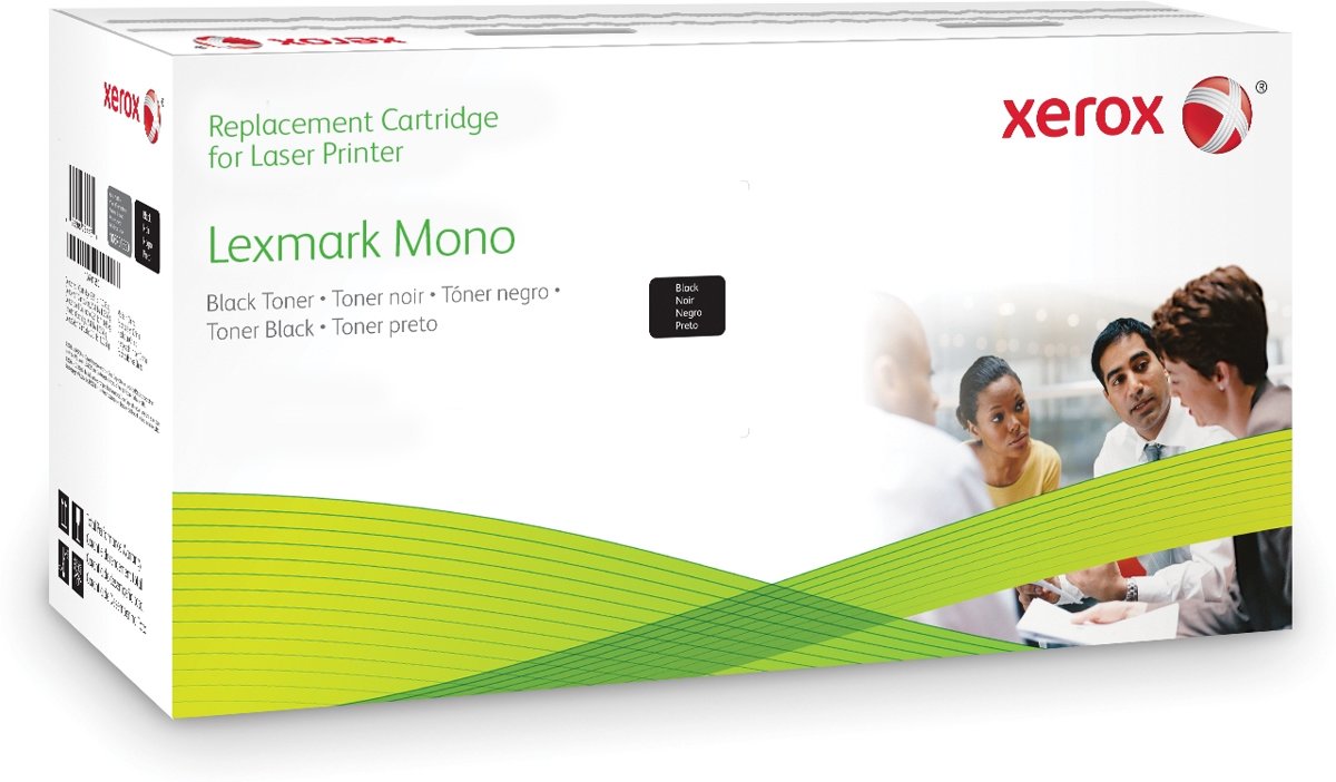 Xerox Zwarte Toner Cartridge. Gelijk Aan Lexmark X654X21E, X654X11E