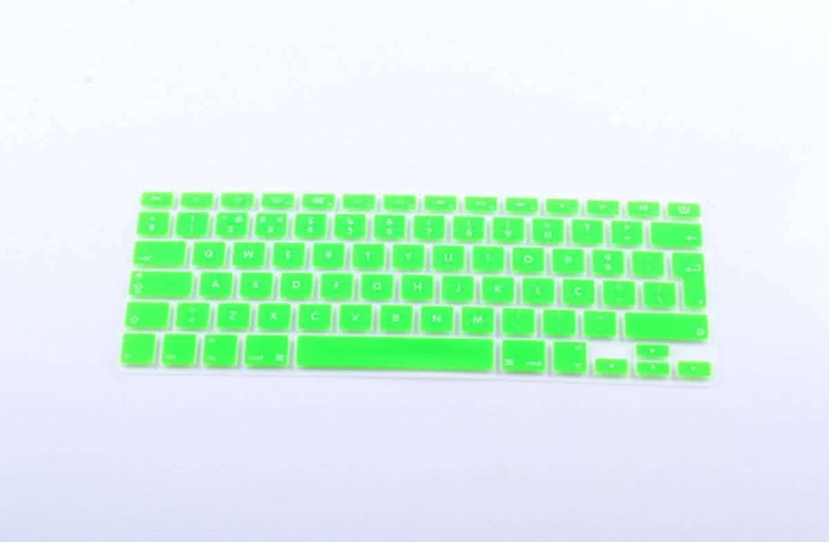 Xssive Toetsenbord cover voor MacBook Air 11 inch - siliconen - licht groen - NL indeling