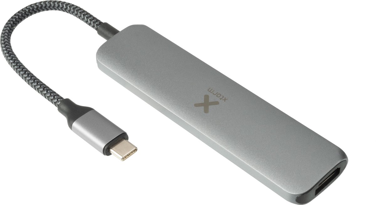 Xtorm USB-C Hub 4-in-1 Braided Cable