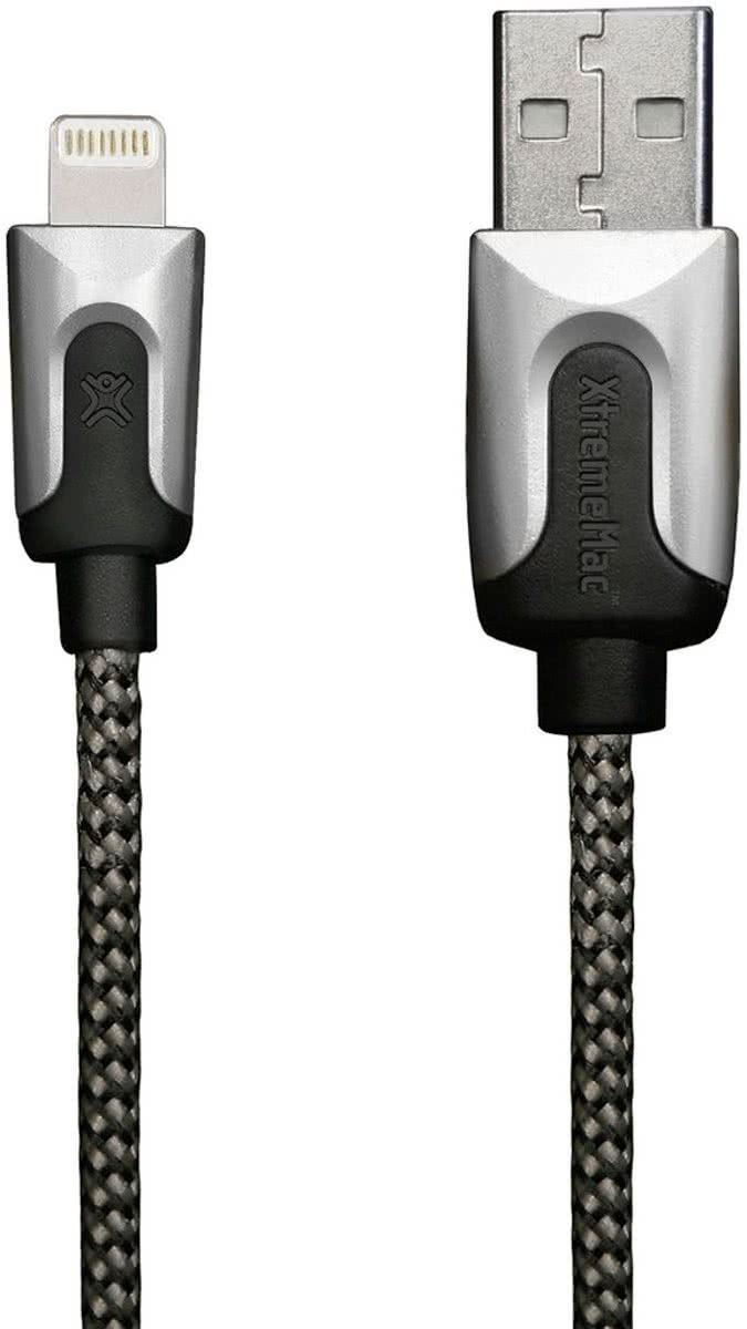 XtremeMac XCL-HQC2-83 Premium USB/Lightning Kabel 2m - Zilver