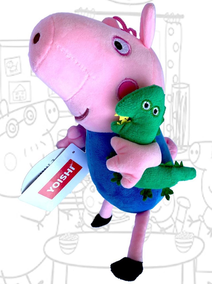 Peppa Pig George pluche knuffel (28 cm) YOISHI®