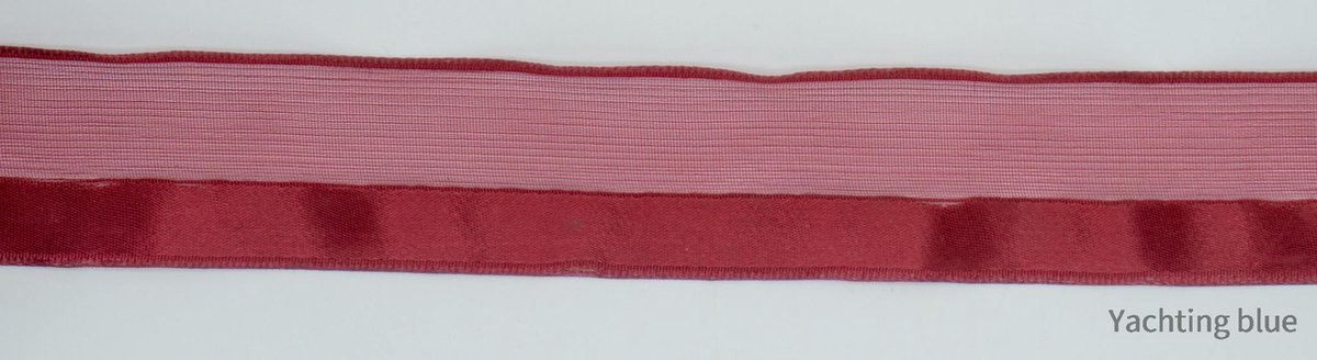 Sier band - bordeaux kleur - sierband met bedrade rand - fournituren - lengte 3 meter - lint - stof - afwerkband - naaien - decoratieband -