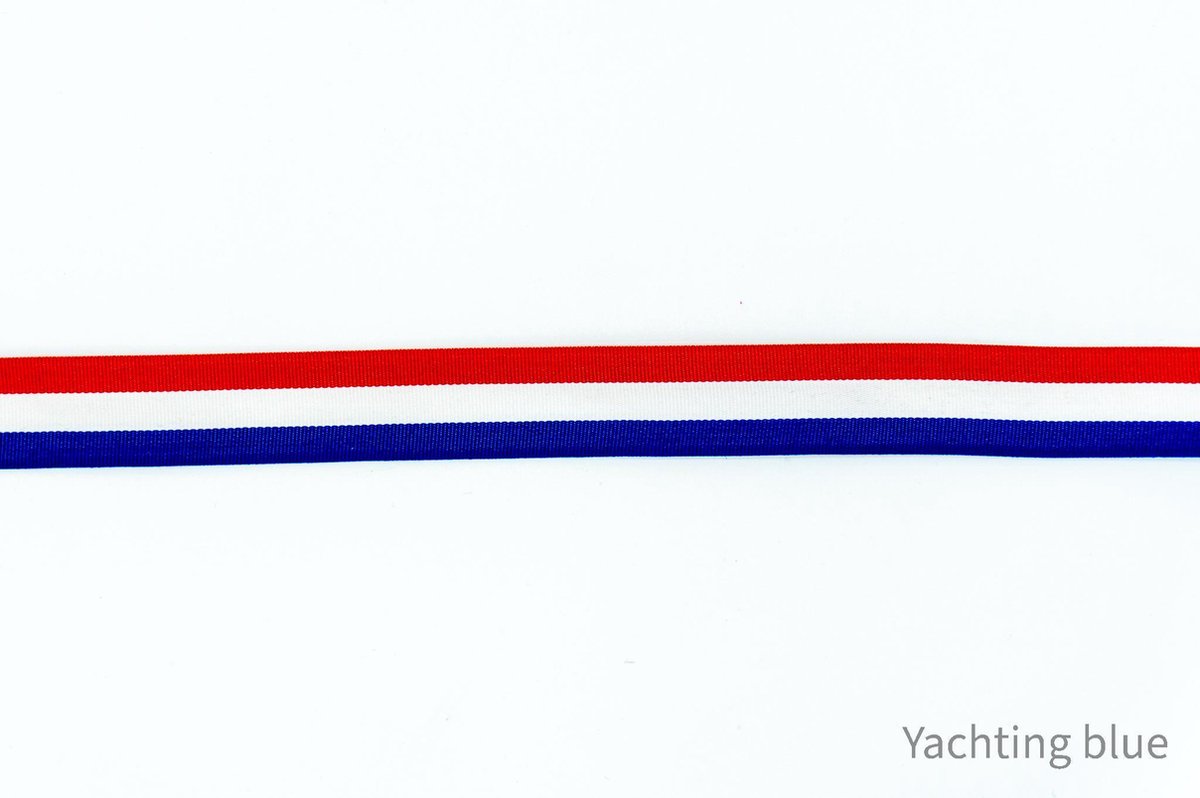 Sierband rood wit blauw - Nederlandse vlag - sierlint - 3 meter -