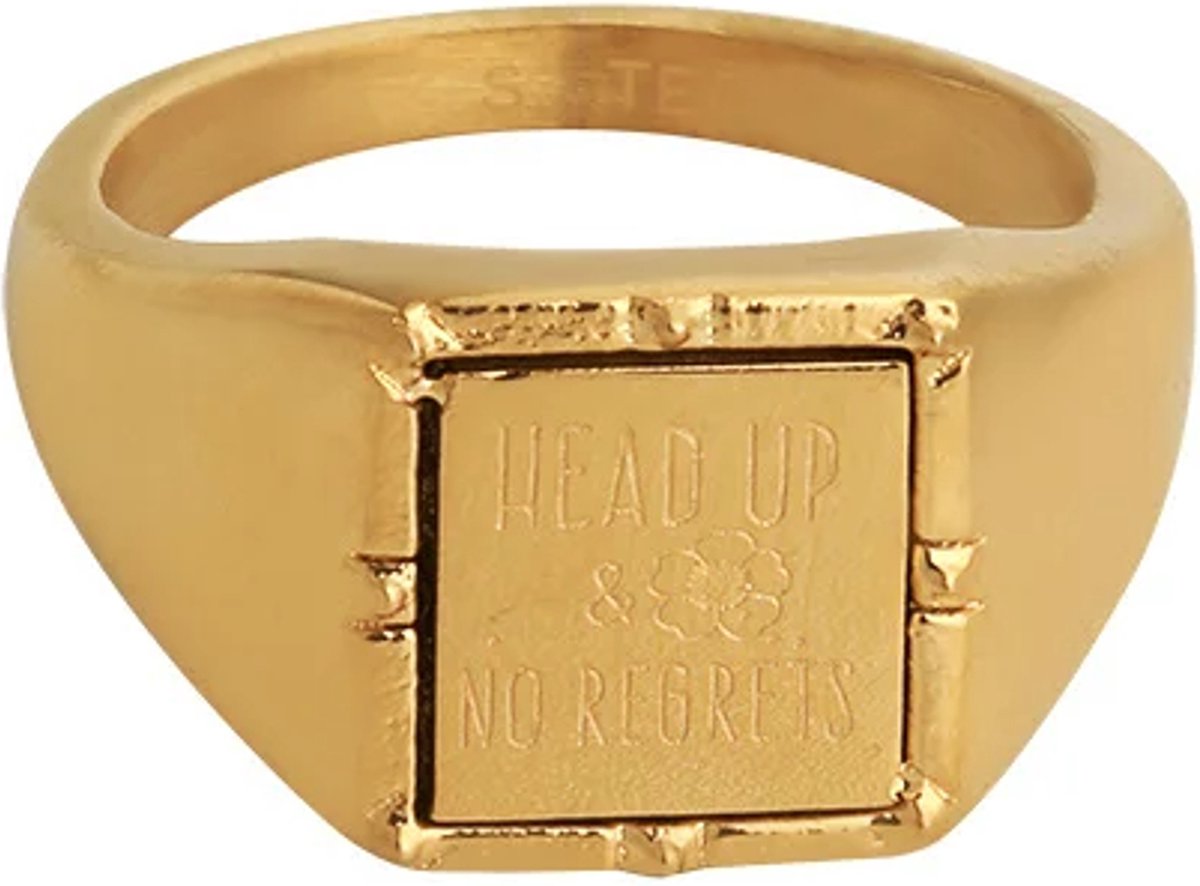 Ring Head Up No Regrets maat 16 - Yehwang - sieraad - kerst - cadeau - damesring