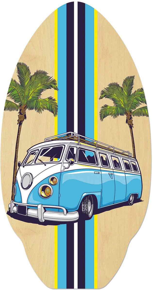 Yello Skimboard Blauwe Camper 50 X 76 Cm