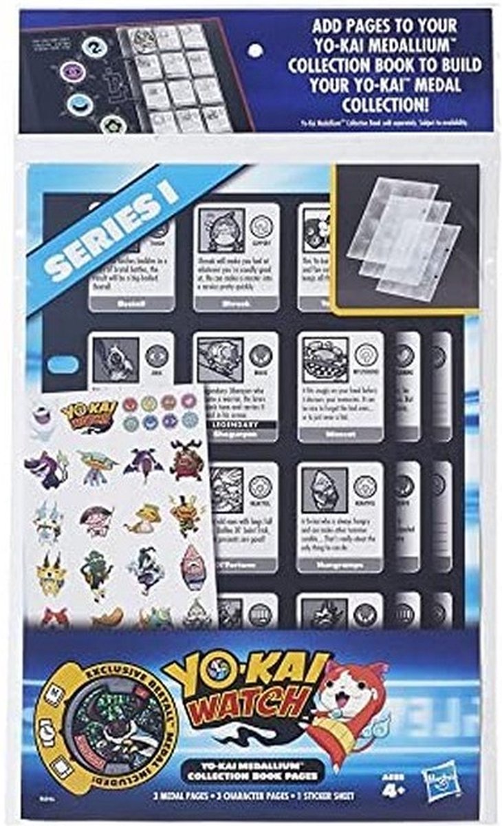 Yo-kai Watch Medallium Collection Book Paginas - Seizoen 1