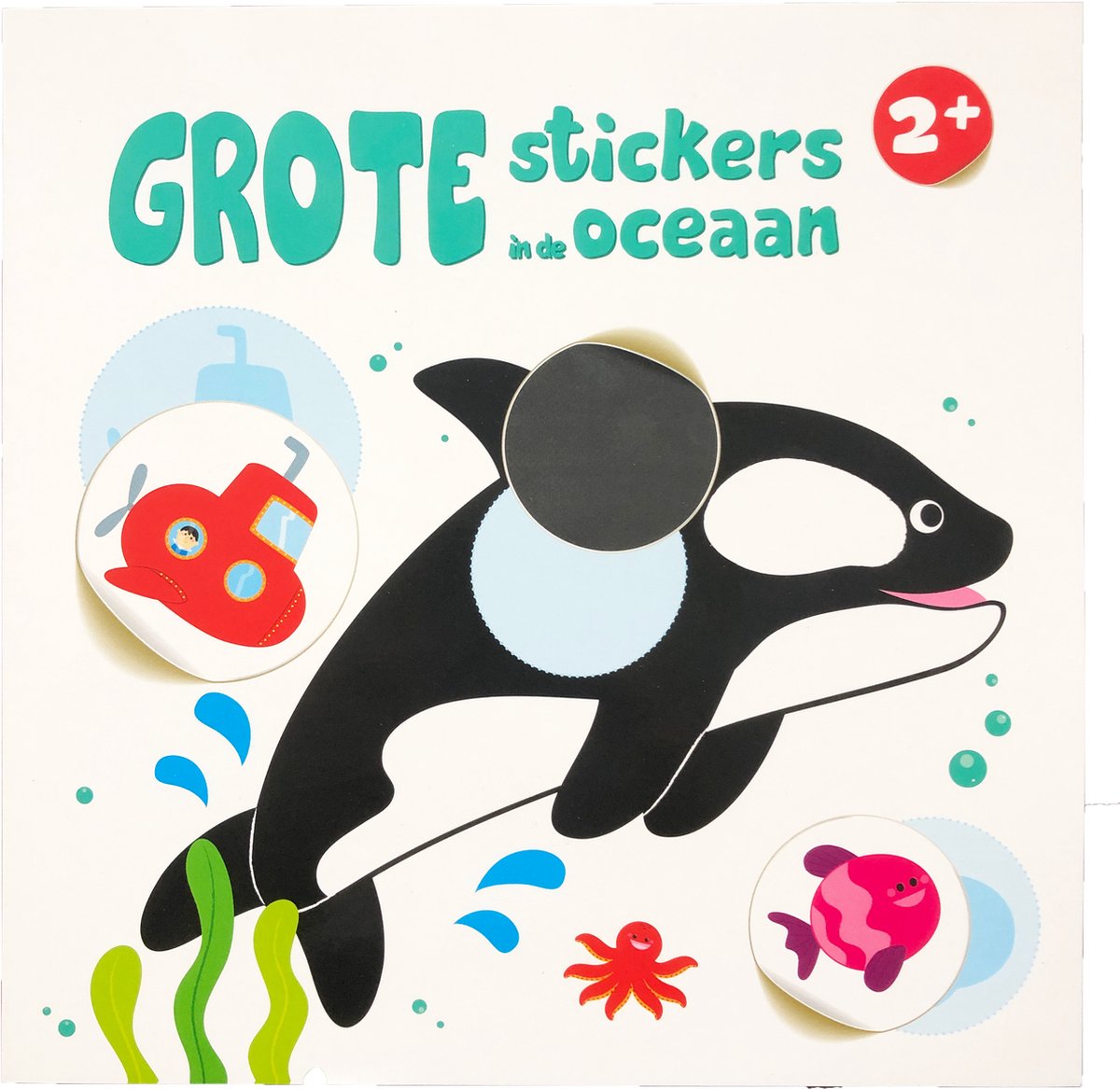 Grote stickers in de oceaan -  