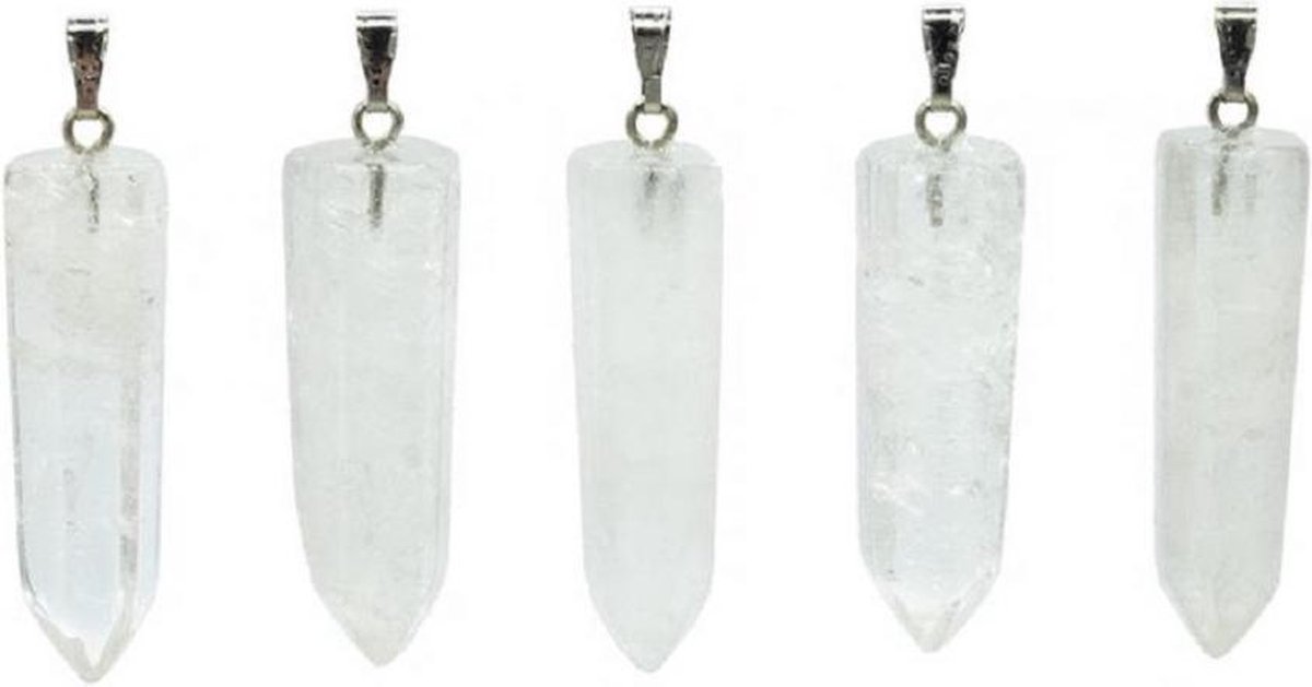 Hanger Bergkristal Facet S - per stuk