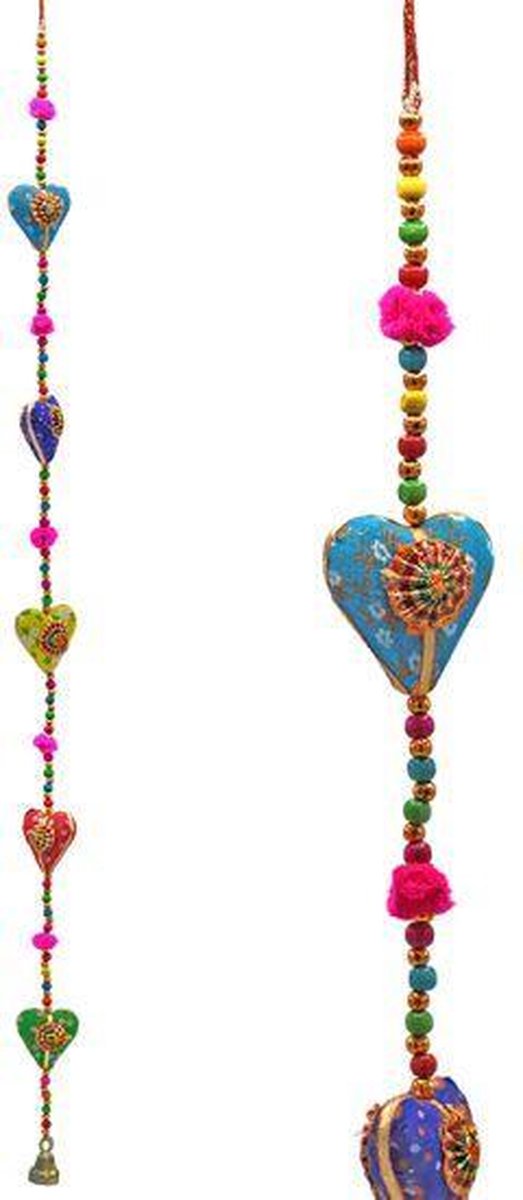 Decoratieve Slinger Hartjes - Katoen