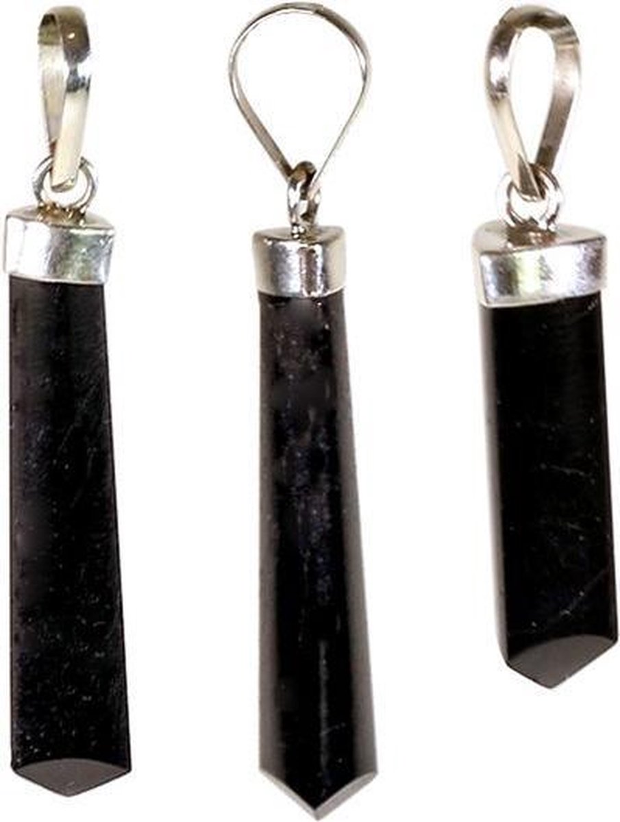 Hanger Toermalijn 925 zilver - 2.5-3.5 cm