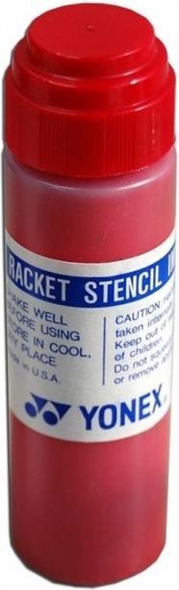   AC414 racket stencil inkt - rood