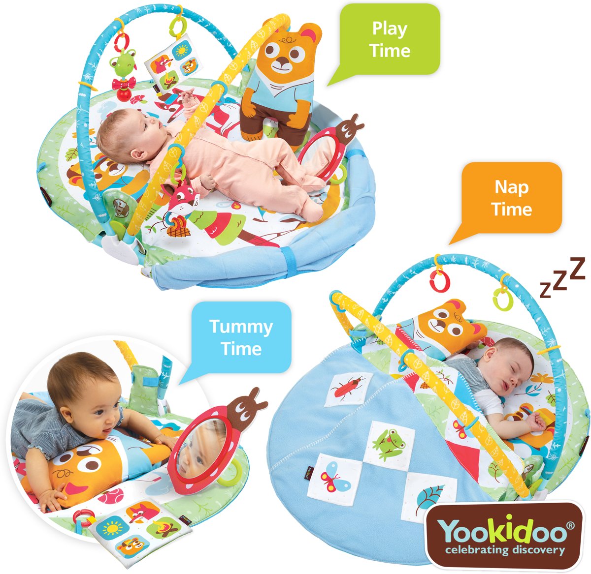 Yookidoo Speelkleed met Bogen en Deken Play and Nap