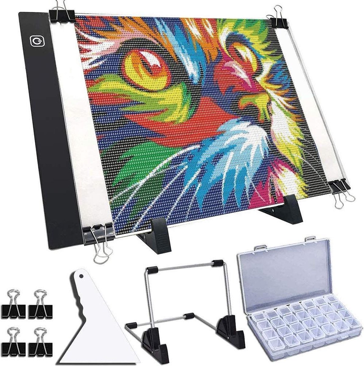 YourGoodies - Diamond Painting LED Lightpad A4 - Dimbare Lichtbak Voor Tekenen