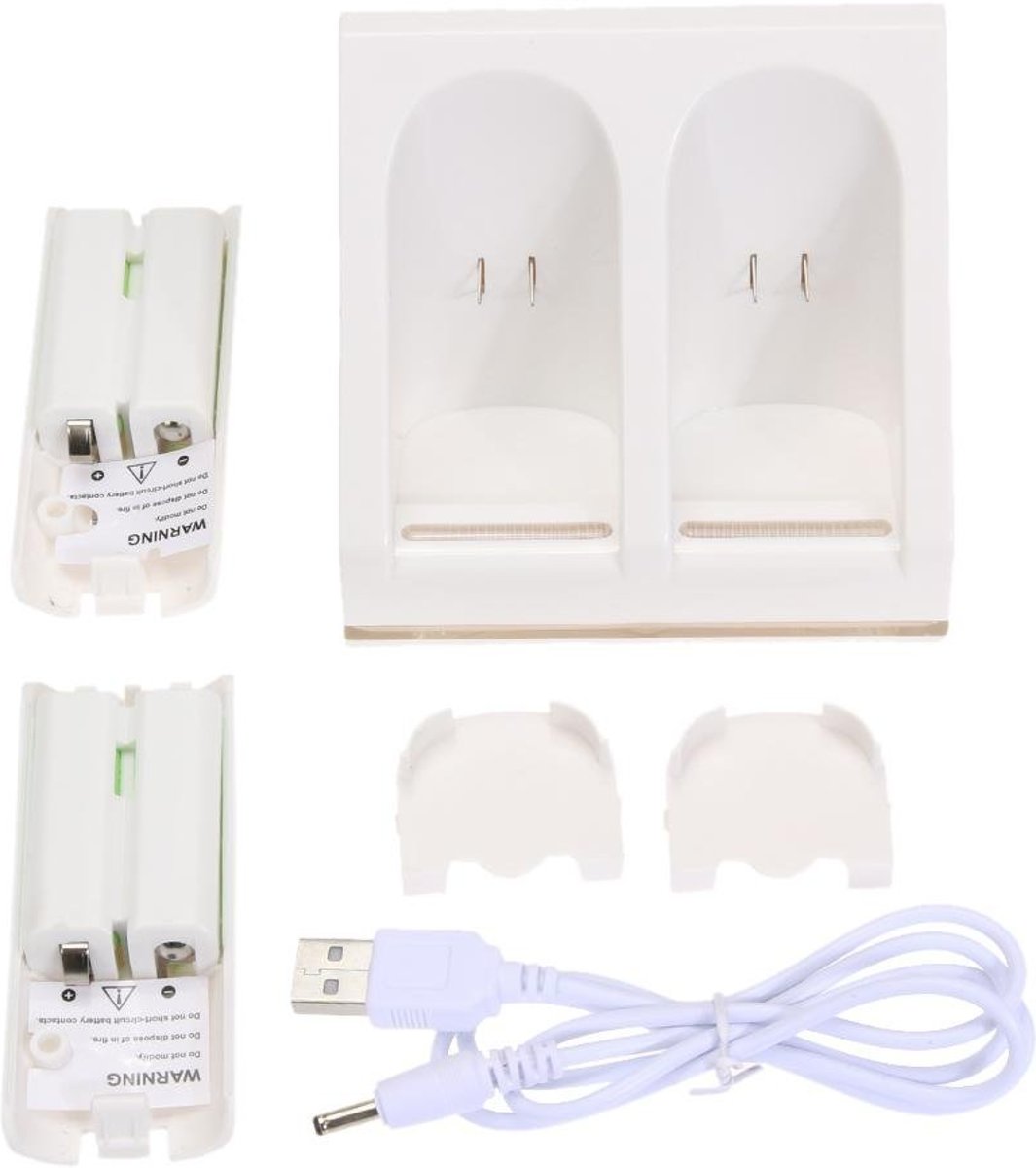 Dock Charger Station Voor De Nintendo Wii Controller Dock - USB Docking Met Batterij Accu Pack - Op Laadstation