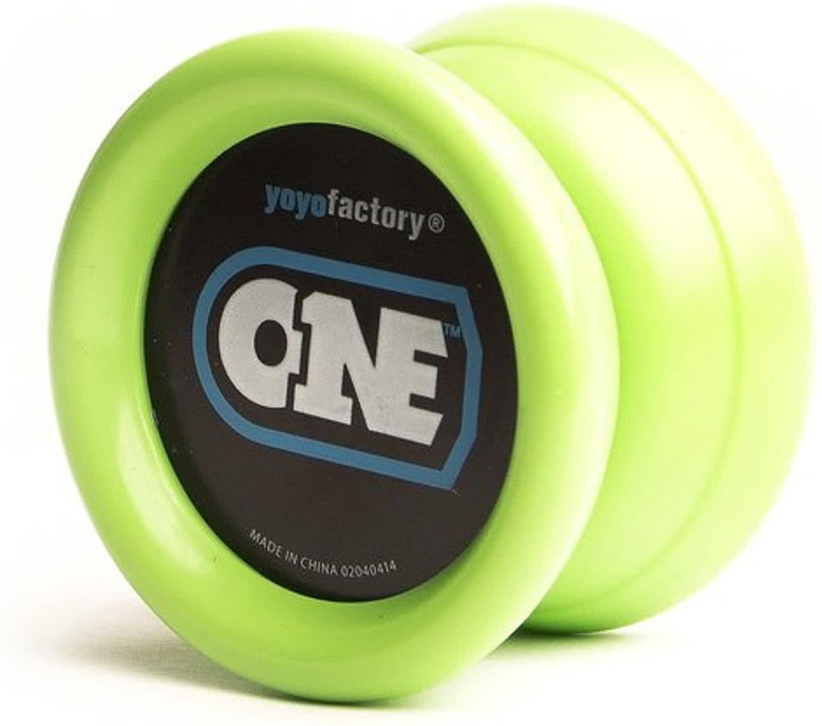 YoYoFactory - ONE - GROEN - De ideale jojo voor beginners.