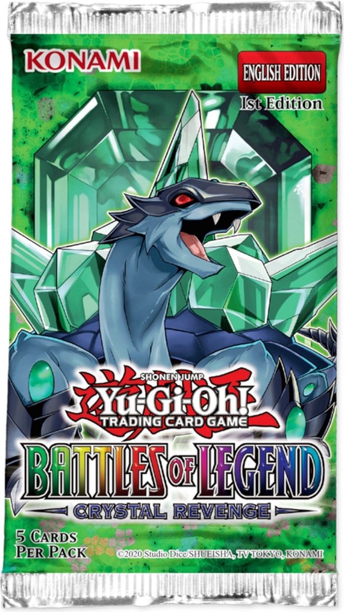 Yu-Gi-Oh! Battle of Legends Crystal Revenge Booster Pack YU-GI-OH