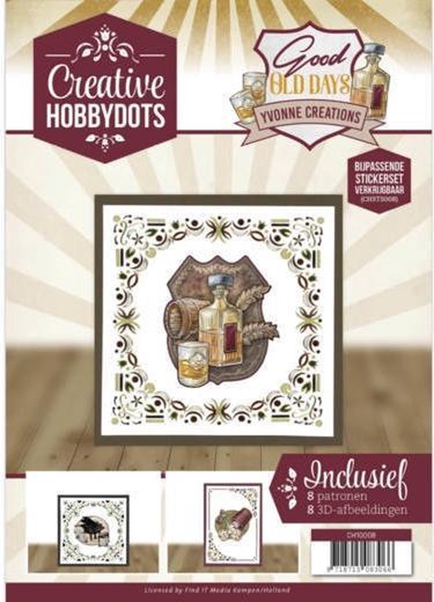 Creative Hobbydots Good Old Days Met bij behorende stickerset CHSTS008