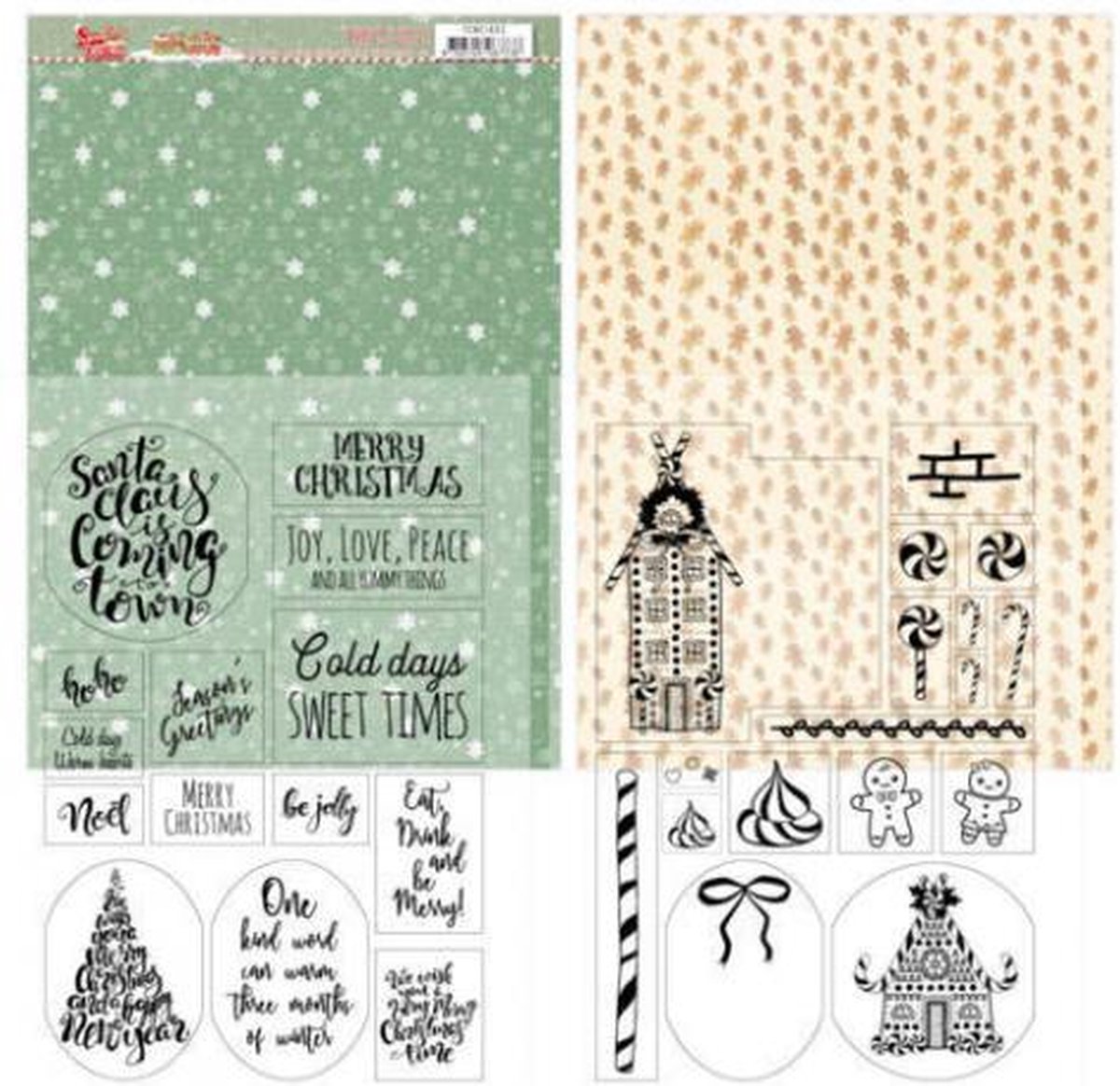 Mica Sheets - Yvonne Creations - Sweet Christmas