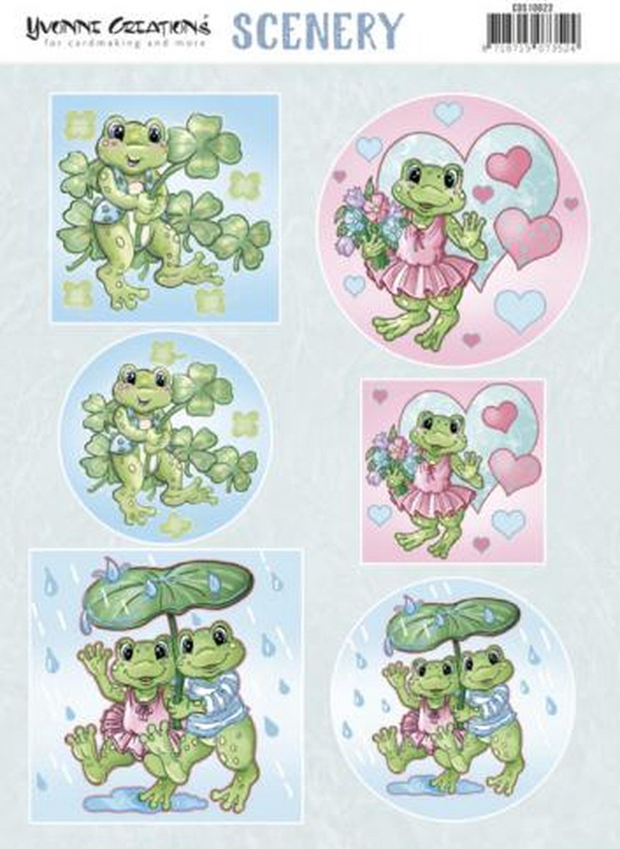 Scenery - Yvonne Creations - Happy Frogs