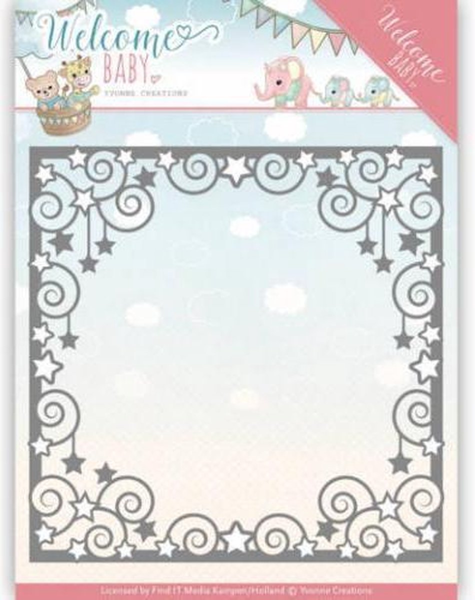 Mal  -   - Welcome Baby -  Sterren Omlijsting