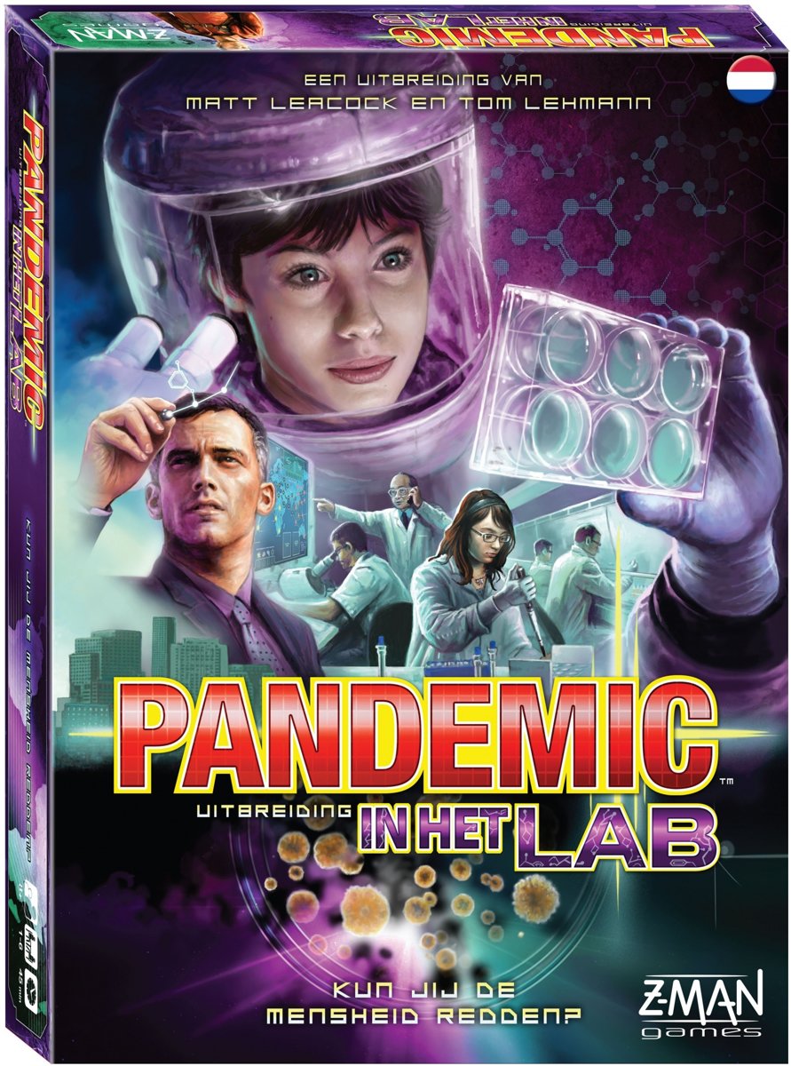 Z-man Games Gezelschapsspel Pandemic: In Het Lab Uitbreiding