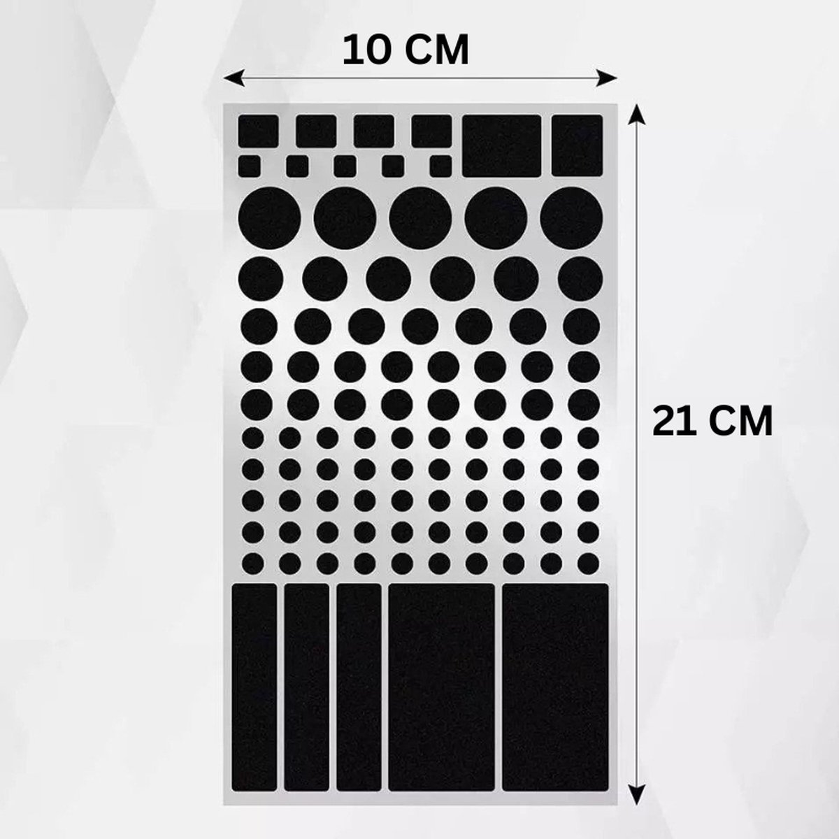 ZERO 90® 100 Lichtblokkerende standby stickers - Blackout stickers - 100% lichtblokkerend stickers tegen lampjes