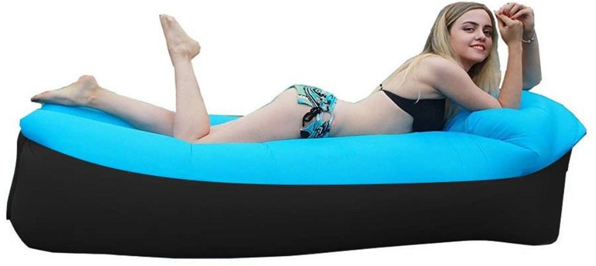   Opblaasbare Bank - Opblaasbank - Slaapbank opblaasbaar - Zetel - Strandbank