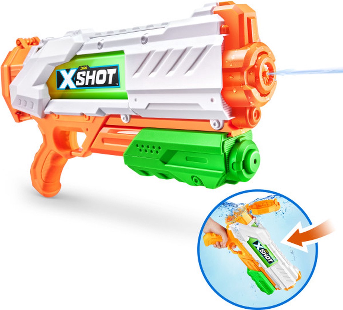 ZURU - X-Shot Water Fast-Fill Water Blaster - Waterpistool - 700ML