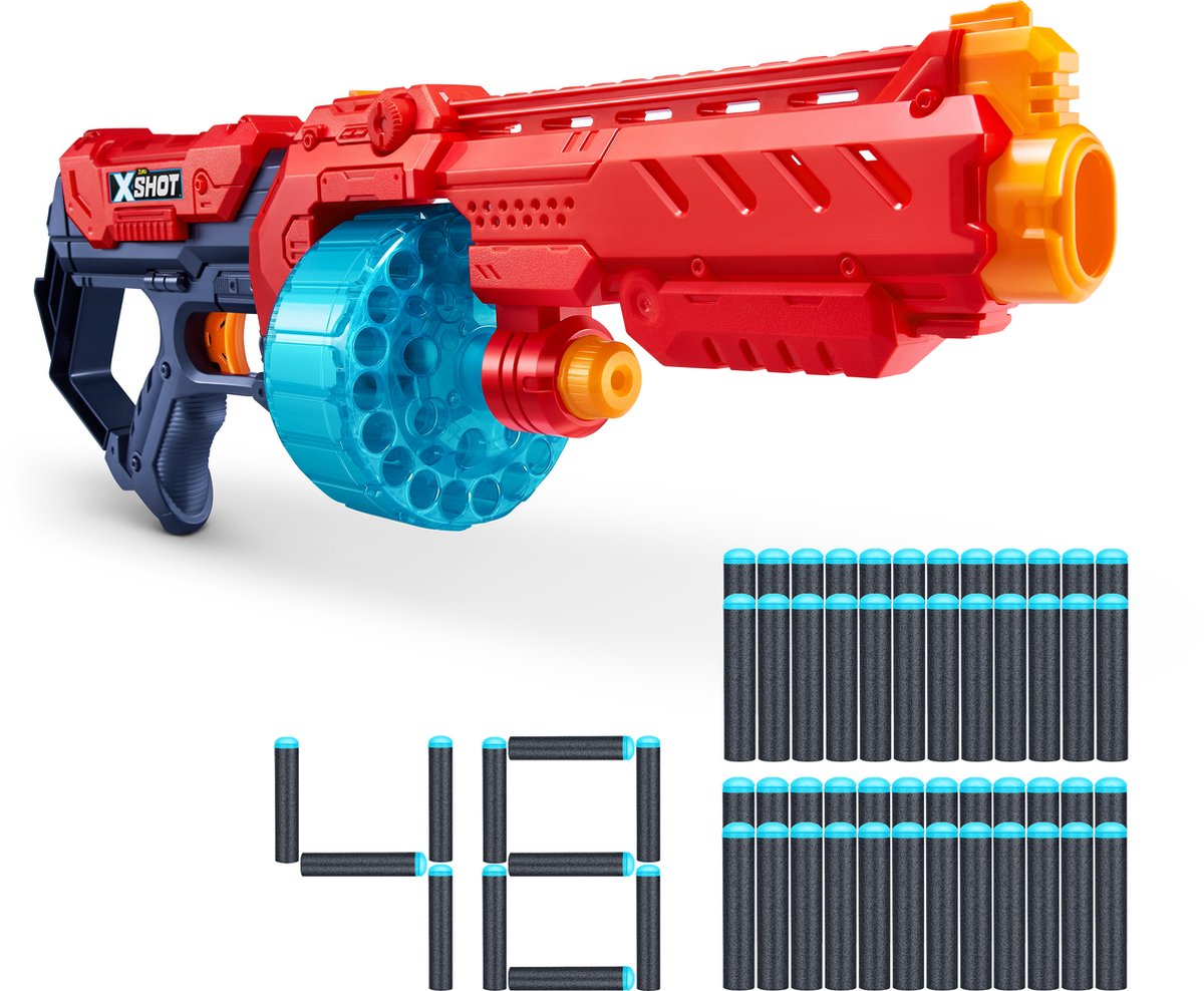 ZURU X-Shot Excel Turbo Fire Blaster - Speelgoedblaster - 48 Darts