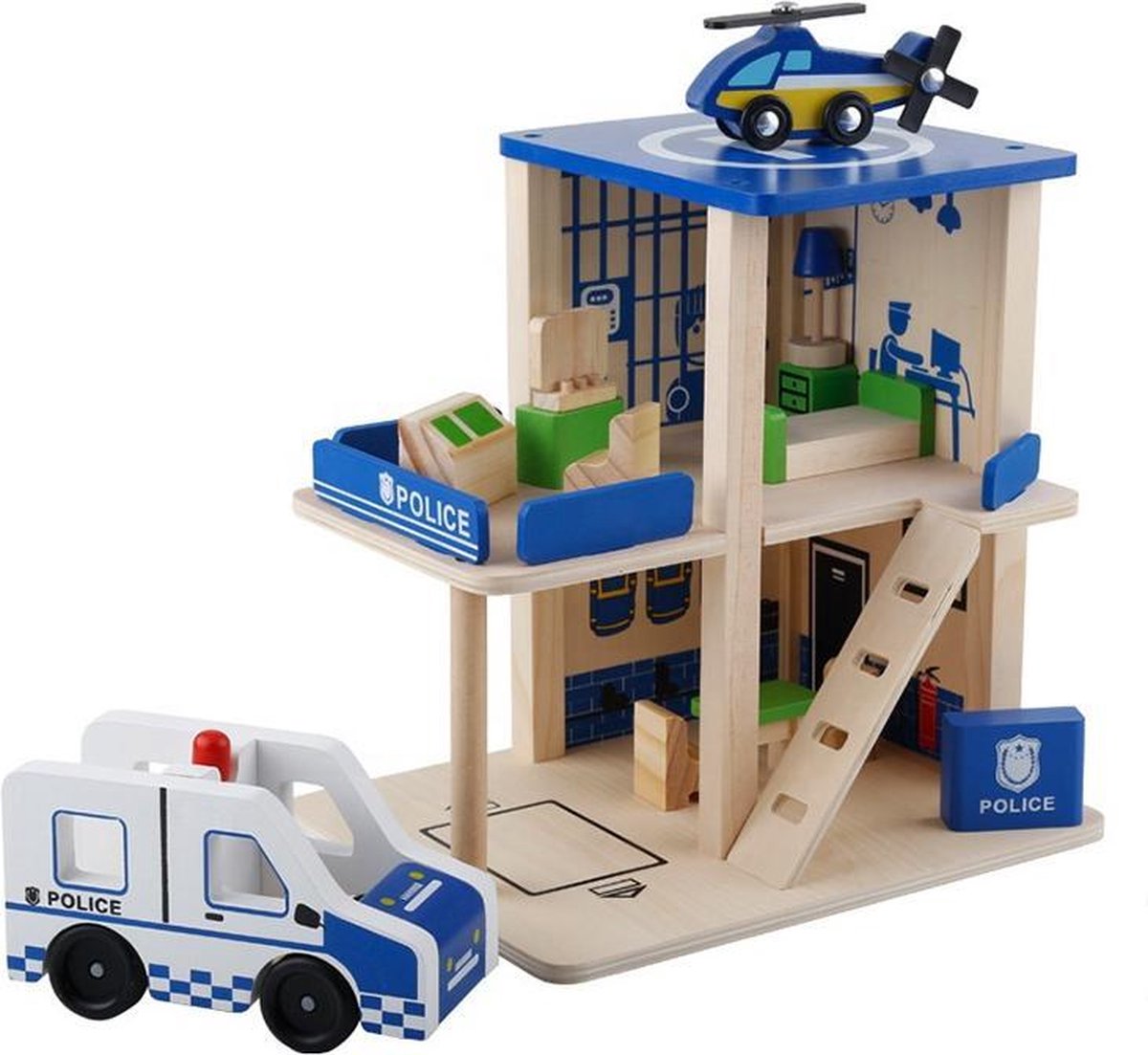 ZaCia Houten Politiebureau - Politieweerkazerne - Politie station - Police station - Kinderkazerne