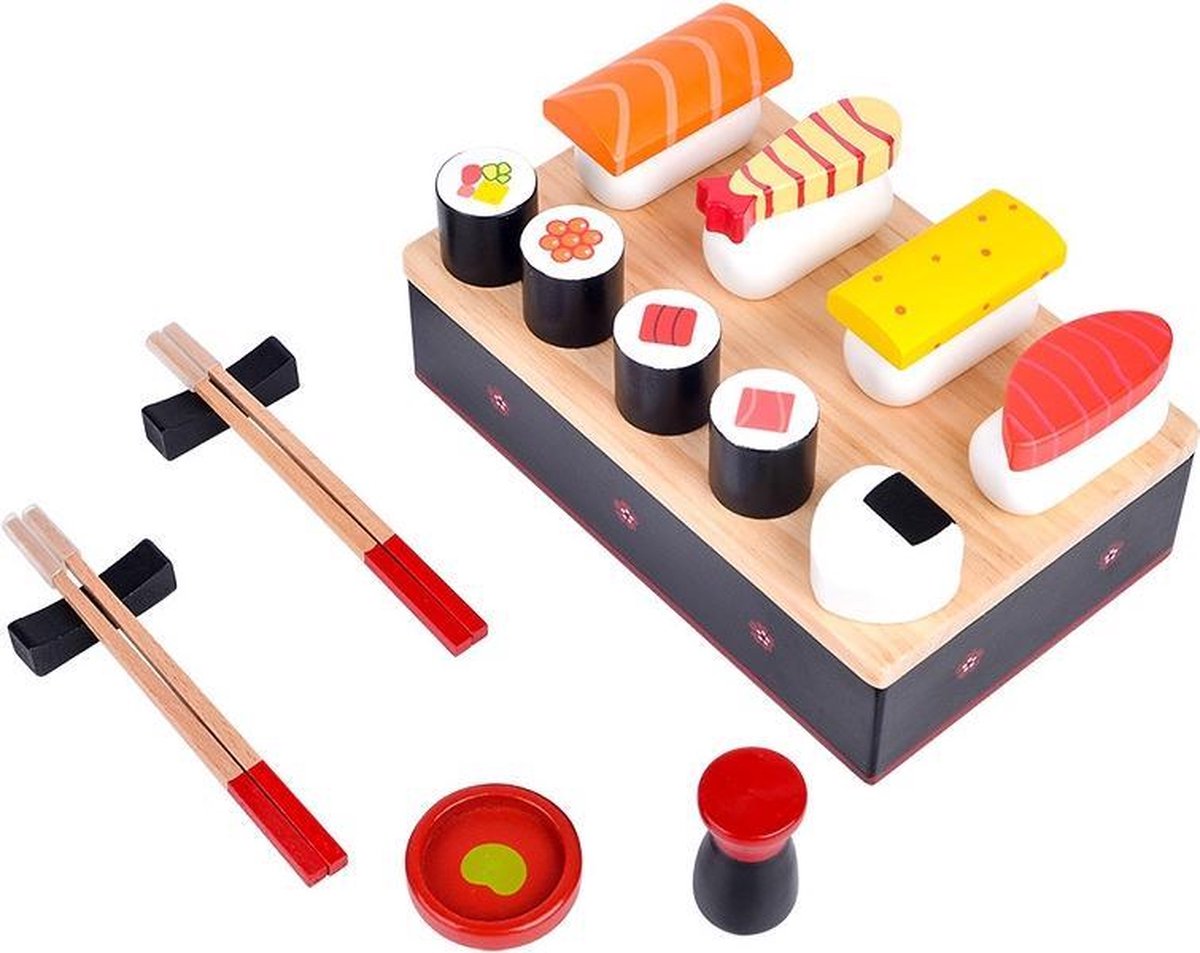 ZaCia Houten Sushi Set - Speelgoedeten en -drinken