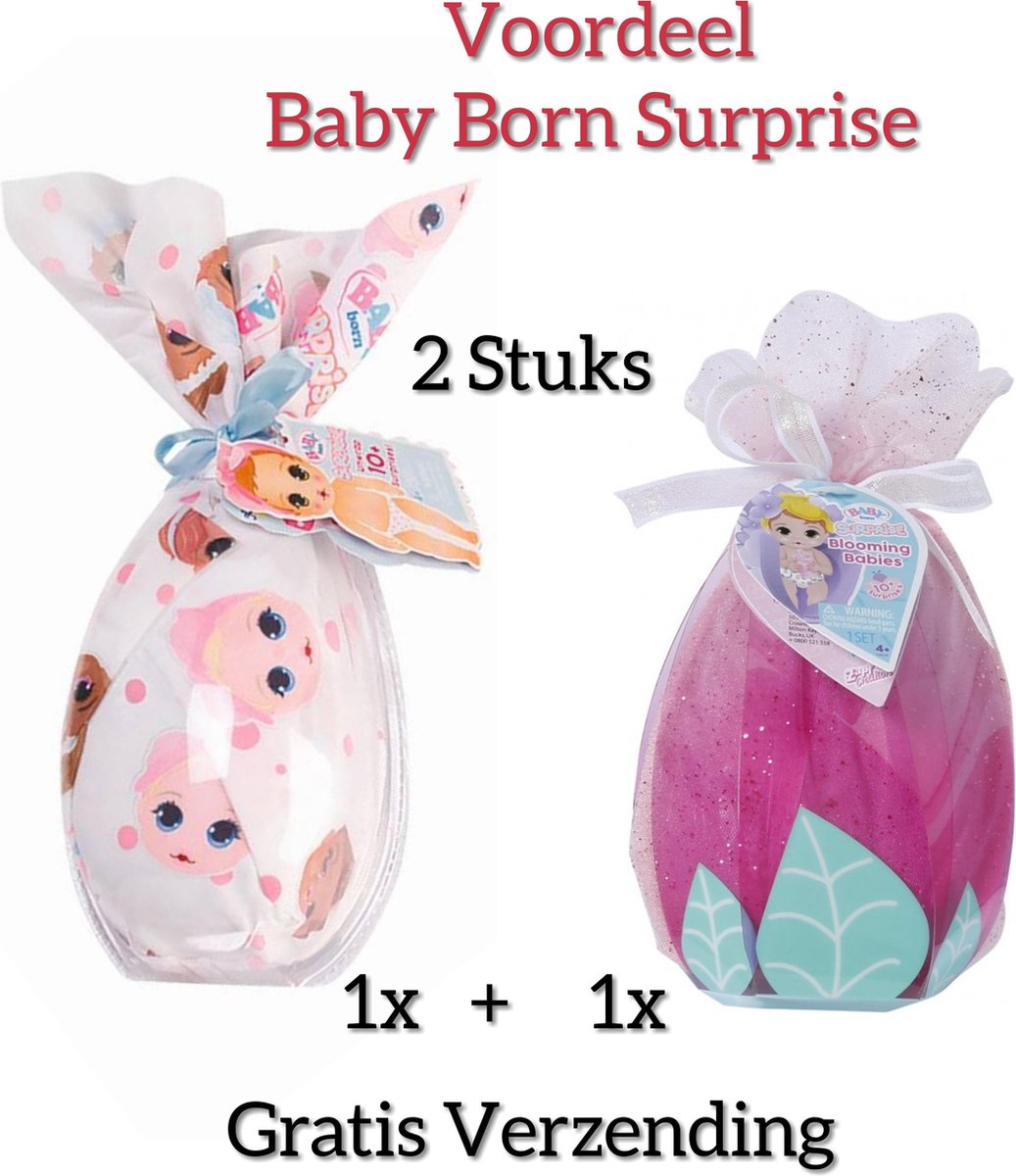 BABY born Surprise Babies Series 4  + Baby Born Surprise Babies Series 2  / Spaar ze alle 12 (GRATIS VERZENDING)