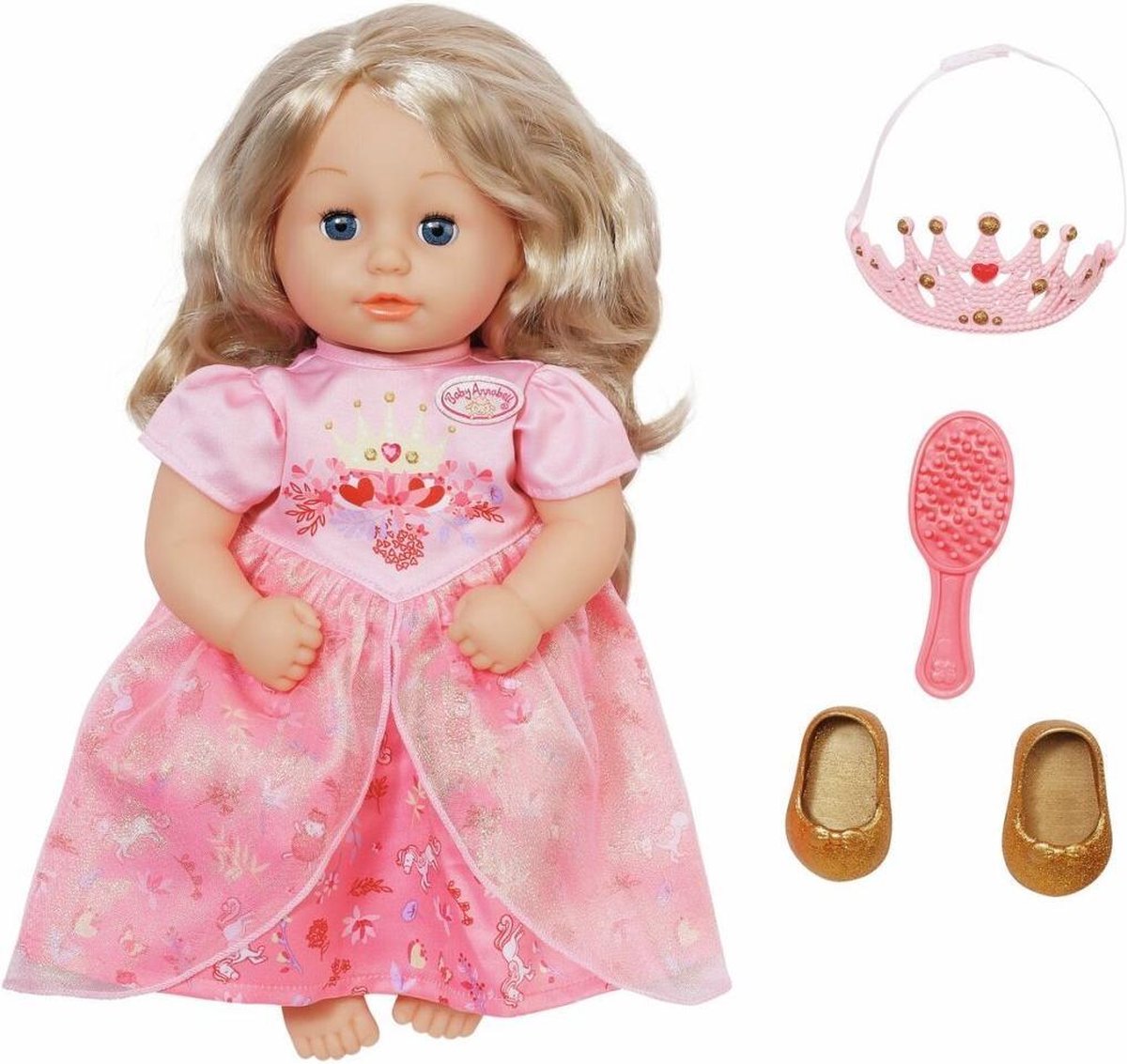 Zapf Creation Baby Annabell Little Sweet Prinsessenpop + Accessoires 36 cm