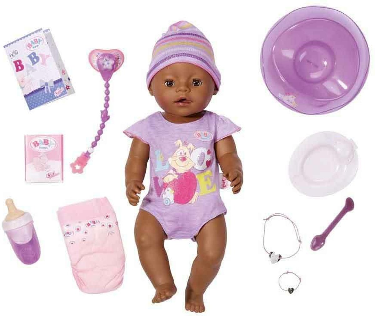 Zapf Creation Baby Born Pop Interactief Ethnic Roze 43 Cm