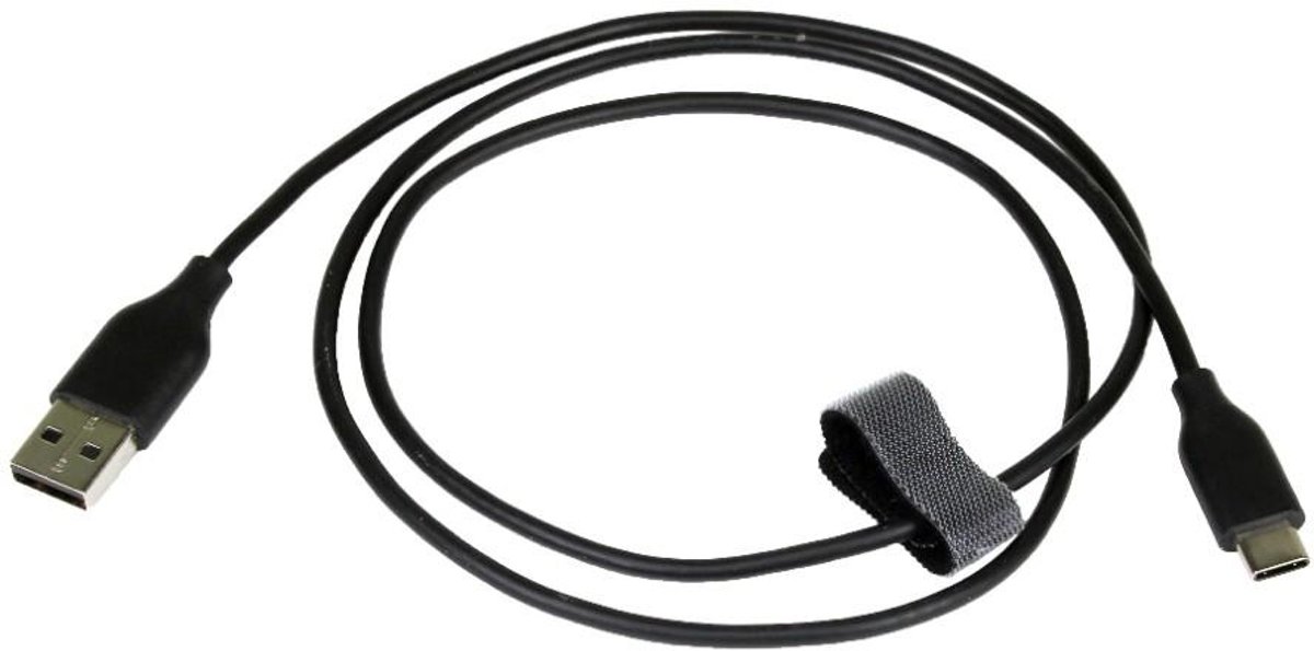 Zebra CBL-MPM-USB1-01 USB A USB C Mannelijk Mannelijk Zwart USB-kabel